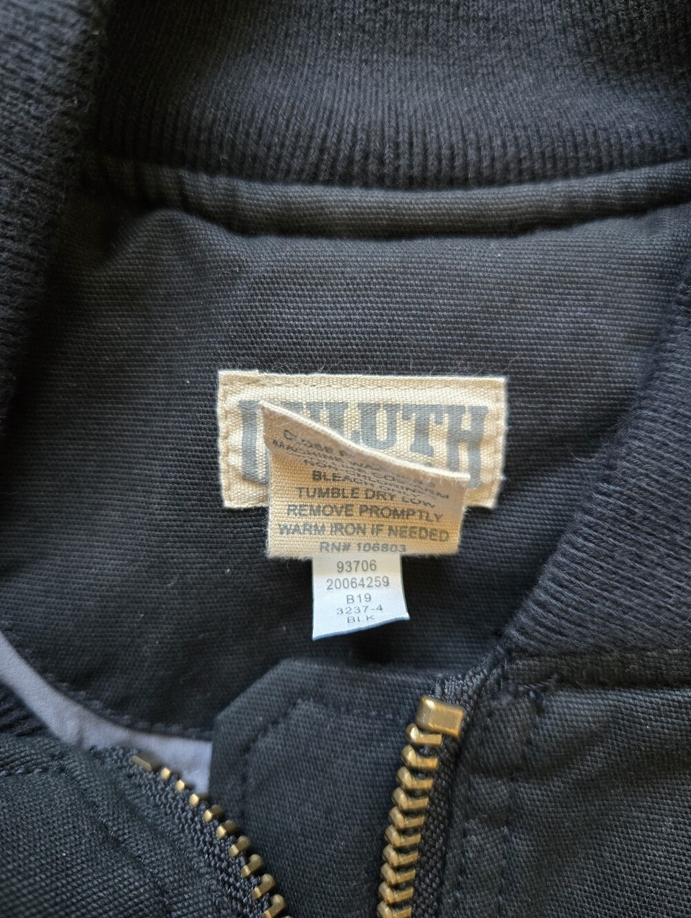 Duluth Trading Co Flex Fire Hose Insulated Vest Womens S Black Canvas - Picture 3 of 9
